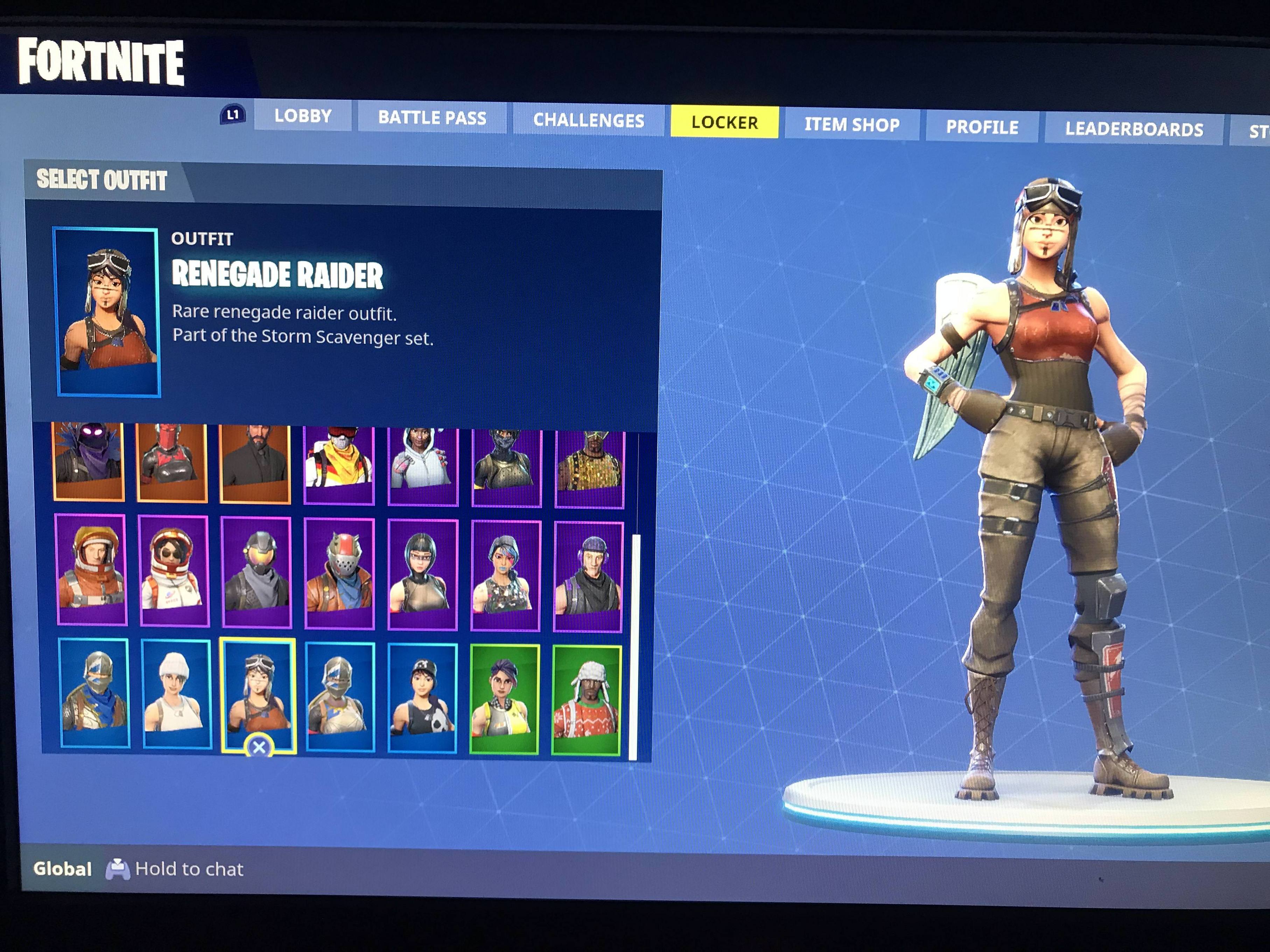 SOLD - Selling Account, Renegade Raider, Christmas Skins, Raven and ...